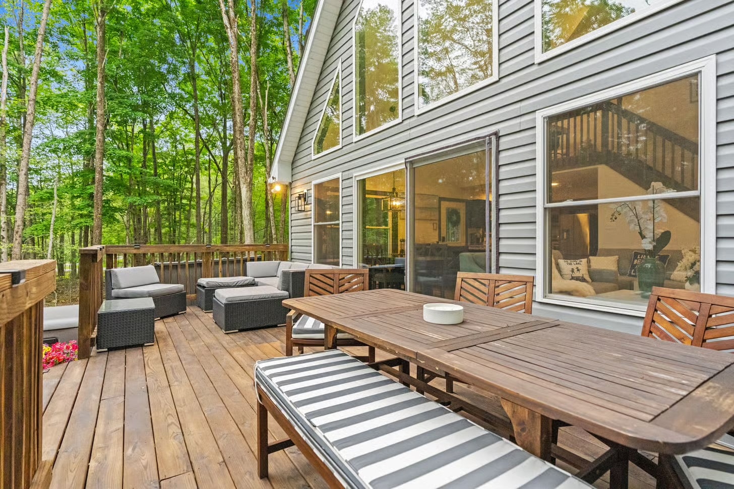 Deck Under the Trees